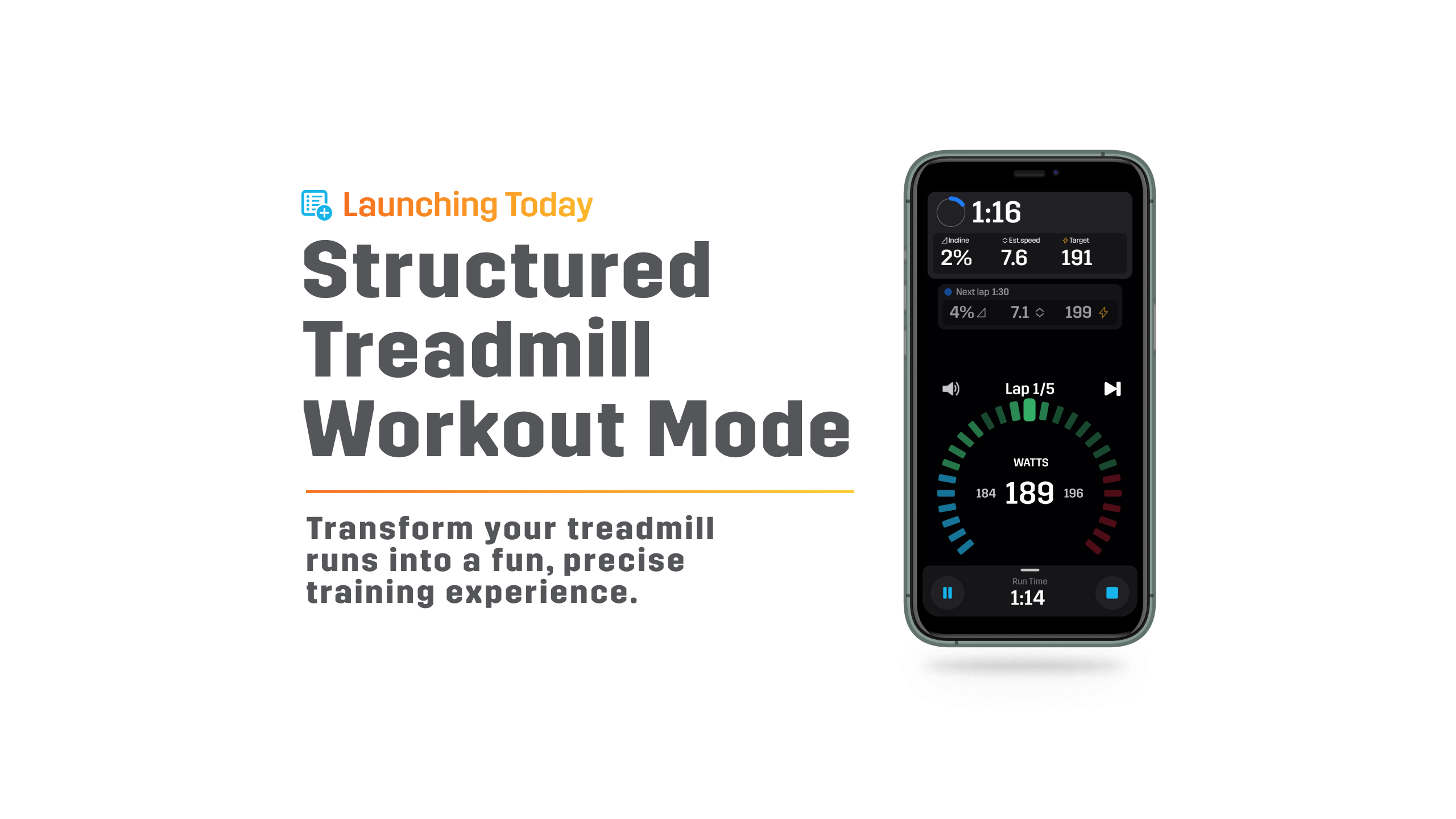 跑步機 x Stryd 跑步功率計: 功能更新 - 結構式跑步機鍛煉模式 (Structured Treadmill Workout Mode)