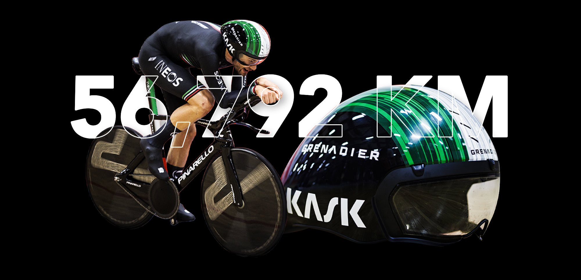 56,792 KM – KASK 贊助車手 FILIPPO GANNA 打破 UCI 小時記錄