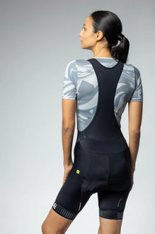 ALE TRAGUARDO PRAGMA LADY BIBSHORTS BLACK-WHITE