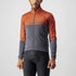 CASTELLI FINESTRE JACKET DARK GRAY/FIERY RED-DARK GREEN