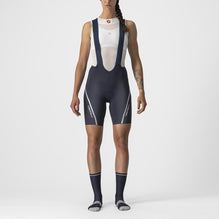 CASTELLI VELOCISSIMA 3 女裝單車褲 吊帶短褲 藍色/銀色