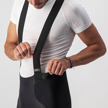 CASTELLI SORPASSO RoS BIBTIGHT BLACK/FIERY RED