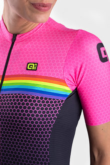 ALE PR-S BRIDGE LADY SS JERSEY FLUO PINK