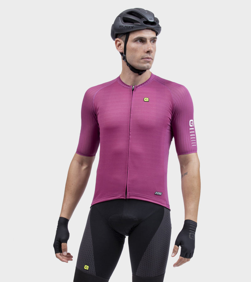 ALE R-EV1 SILVER COOLING SS JERSEY REDDISH PURPLE