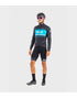 ALE SOLID BLEND LS JERSEY BLACK-TURQUOISE