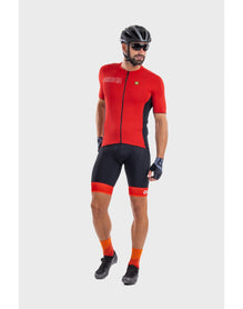 ALE SOLID COLOR BLOCK JERSEY RED