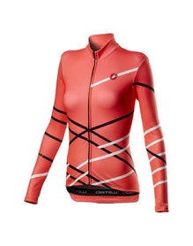 CASTELLI DIAGONAL W JERSEY FZ BRILLIANT PINK