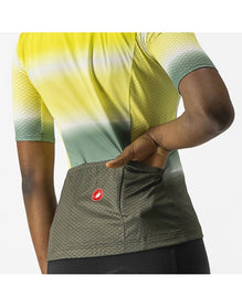 CASTELLI DOLCE JERSEY WOMEN SULPHUR/MILITARY GREEN
