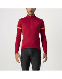 CASTELLI FONDO 2 LS JERSEY FZ PRO RED ORANGE REFLEX