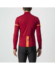 CASTELLI FONDO 2 LS JERSEY FZ PRO RED ORANGE REFLEX