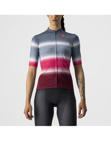 CASTELLI DOLCE JERSEY WOMEN LIGHT STEEL BLUE/BORDEAUX