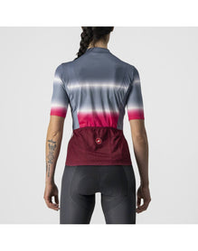 CASTELLI DOLCE JERSEY WOMEN LIGHT STEEL BLUE/BORDEAUX