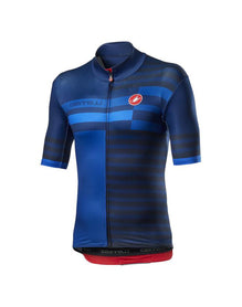 CASTELLI MID WEIGHT PRO JERSEY SAVILE BLUE
