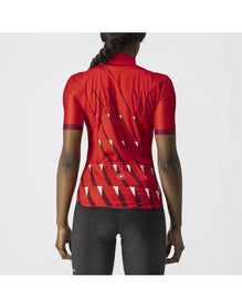 CASTELLI PENDIO JERSEY WOMEN RED/BORDEAUX/WHITE