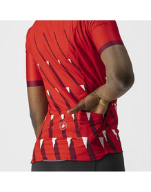 CASTELLI PENDIO JERSEY WOMEN RED/BORDEAUX/WHITE