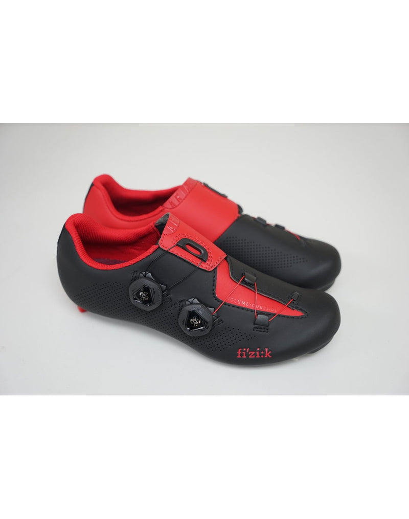 fizik R3 ARIA 2BOA 公路單車鞋(Lock鞋) 黑/紅色– Ferrobike HK