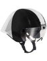 KASK MISTRAL 單車頭盔 (含透明風鏡一隻) 黑色/白色