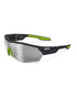 KOO OPEN CUBE Sunglasses Black Lime Smoke Mirror Lenses AsianFit-M 太陽眼鏡 單車眼鏡