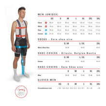 CASTELLI SORPASSO RoS BIBTIGHT BLACK/FIERY RED